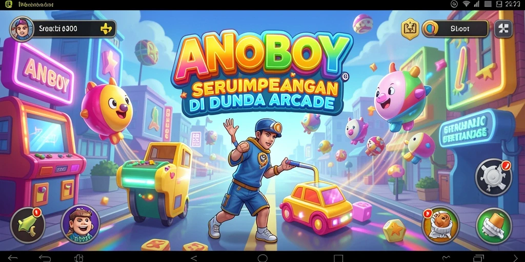 Tampilan aksi seru dan gameplay dinamis dari ANOBOY.