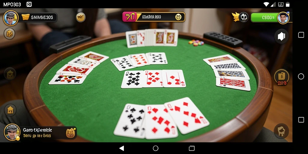 Tampilan gameplay Gaple yang seru dan interaktif di MPO303.