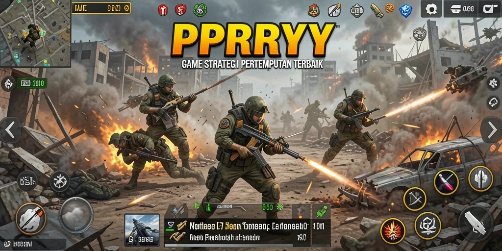 Tampilan gameplay PPRRYY yang dinamis dan strategis.
