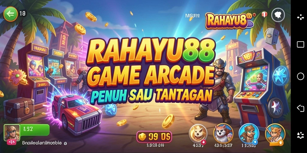 Tampilan permainan seru RAHAYU88 yang penuh warna.