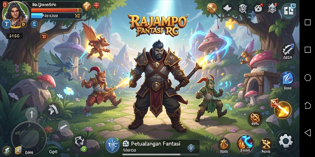 Tampilan gameplay RAJAMPO yang menarik dan penuh aksi.